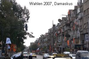 Wahlkampf in Damaskus, 2007